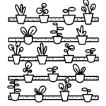 دیوار سبز گلدانی