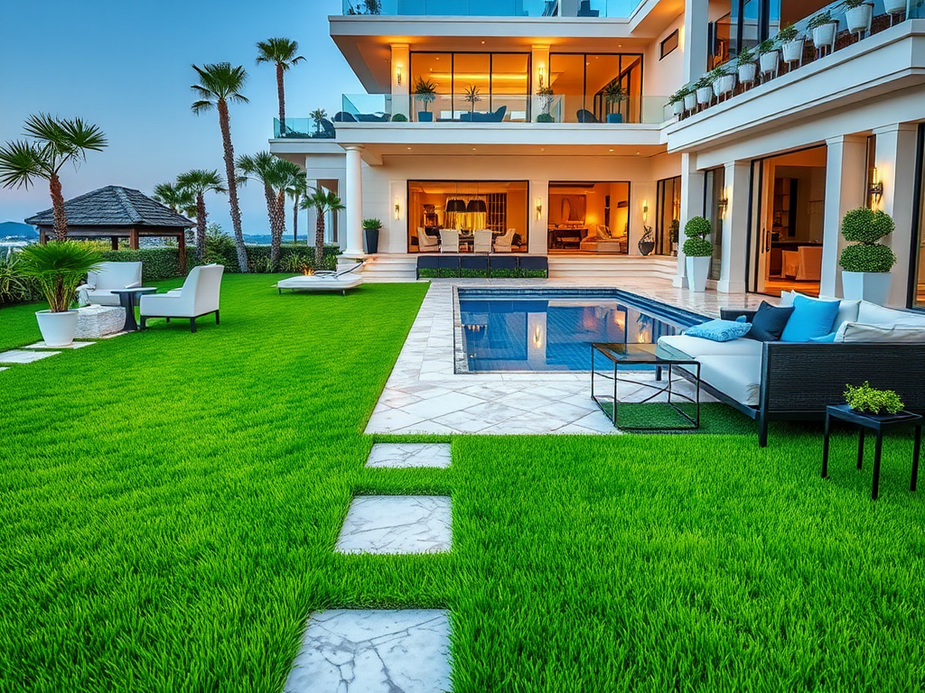 چمن مصنوعی ، فضاهای مجلل