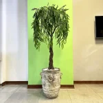 درختچه مصنوعی بیدمجنون با10برگ