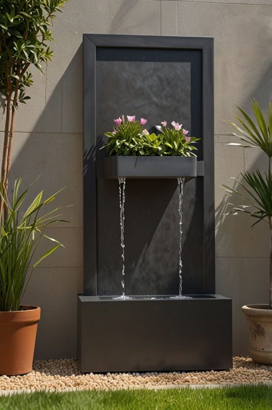 طراحی آبنمای حیاط