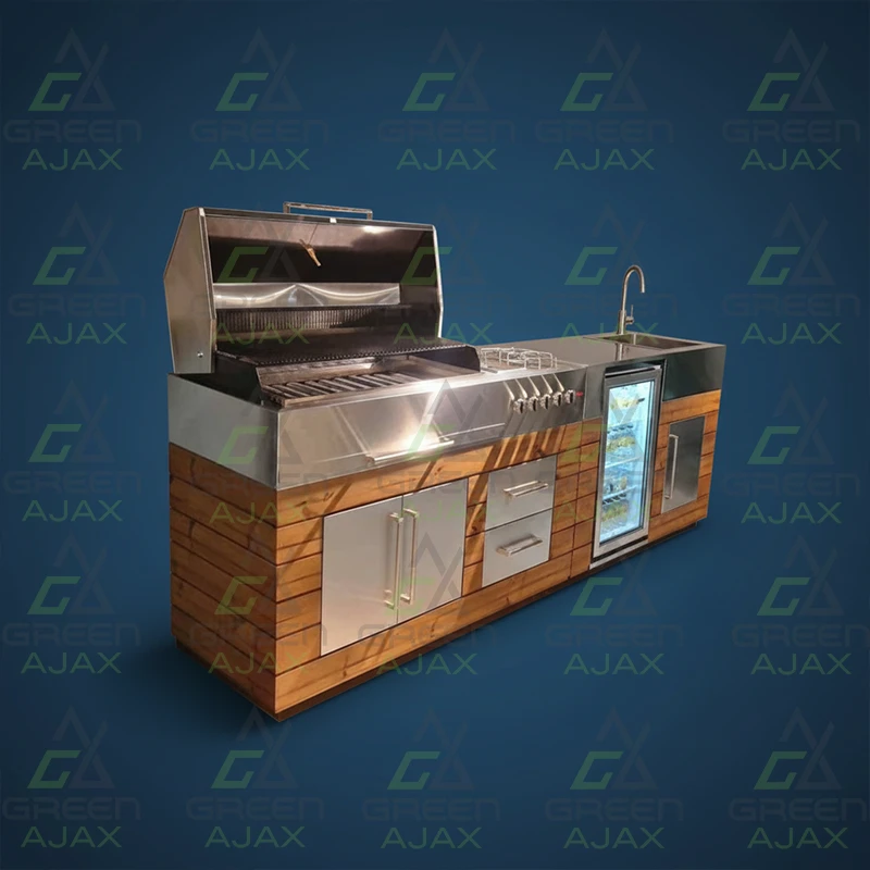 باربیکیو آیلند مدل استیل و ترموود SWRC-260