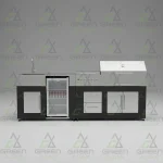 باربیکیو آیلند مدل استیل و مشکی SRC-260