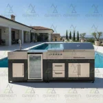 باربیکیو آیلند مدل استیل و مشکی SRC-260 - تصویر 4
