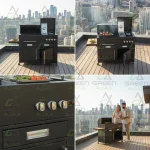 باربیکیو گازی مدل BRC-110 - تصویر 3