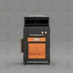 باربیکیو گازی مشکی و ترموود مدل BWRC-062