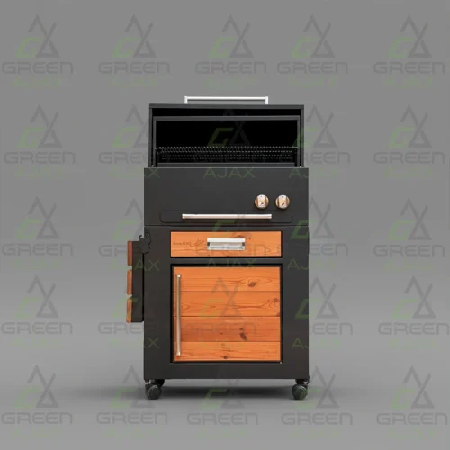 باربیکیو گازی مشکی و ترموود مدل BWRC-062