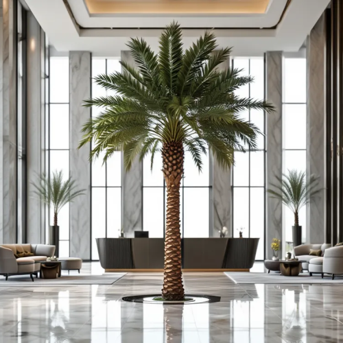 درخت نخل مصنوعی ۴ متر و ۱۰ برگ