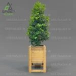 فلاور باکس چوبی ترمووود مدل فورما