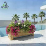 فلاور باکس چوبی ترمووود مدل لیندا (Linda) - تصویر 6