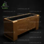 فلاور باکس چوبی ترمووود مدل لیندا