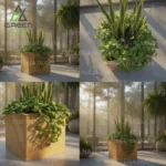فلاور باکس چوبی مدل وترا Vetra - تصویر 5