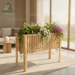 فلاور باکس چوبی ترمووود مدل نکسا (Nexa) - تصویر 6