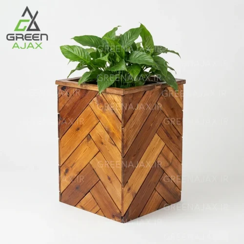 فلاور باکس چوبی مدل (Alpha)